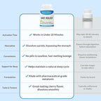 Natural Wellness Fast Asleep – Rapid-Acting Melatonin Lozenges for Restful Sleep, Relaxation & Jet Lag Relief –Fast-Dissolving Cherry Flavor Sleep Aid – Non-Habit Forming, Wake Refreshed – 90 Lozenges