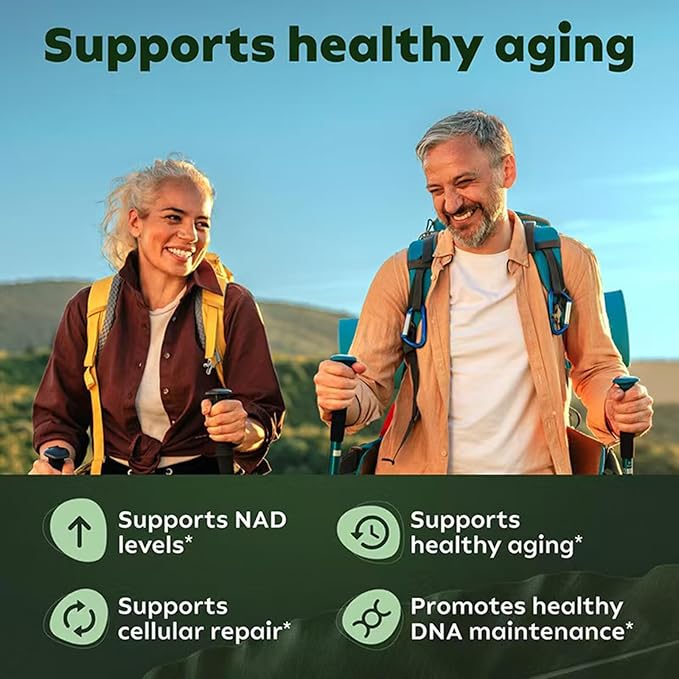 1PCSLumine Organics NAD+ Supplement for Energy Metabolism Support, Liposomal Capsules Containing Resveratrol,Nicotinamide Ribosidean & Quercetin,Alternative to NMN Supplement,Gluten-Free,Vegan (1PCS)