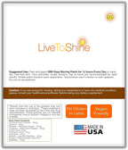 Live To Shine Turmeric Curcumin Topical Patches with Ginger, Boswellia & Holy Basil – Easy Plant-Based Alternative to Pills – 30-Day Supply – Vegan, Clean, USA Made