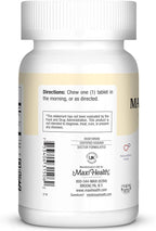 Maxi Health Chewable Vitamin B12 5000 mcg Tablets – B12 Chewables for Adults, Dual Form Methylcobalamin & Cyanocobalamin – Dissolvable B12 Tablets – Energy, Brain & Nerve Support – Kosher – 60 Count