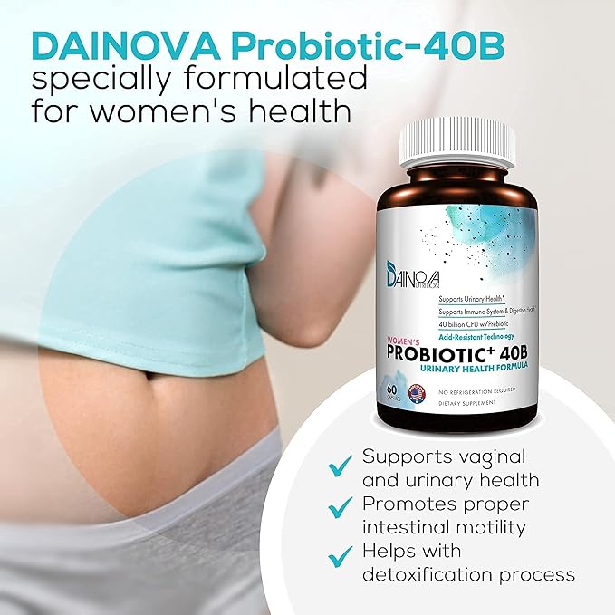 D Mannose Capsules and Probiotics for Women Bundle I Urinary Tract + Vaginal Health Support I UTI and Yeast Infection Control I Vegan, Gluten Free I Made in USA
