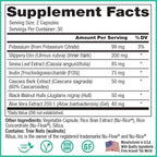 Peak Pure & Natural Colon Support - Colon Cleanse and Detox Supplement for Digestive Health - Gut Health Support with Inulin and Senna Leaf Extracts - with Fiber, Prebiotics, and Probiotics - 3 Pack