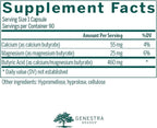 Genestra Brands Butyrate Complex | Butyric Acid from Calcium/Magnesium Butyrate | 90 Capsules