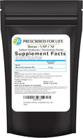 Prescribed for Life Borax Powder, Pure USP NF Grade All Natural Sodium Borate Powder, Household Laundry Booster, Slime Activator & Multipurpose Cleaning Powder (1kg / 2.2lb)