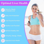 3000mg Liver Detox Repair & Cleanse Gummies | Milk Thistle 2000mg with Turmeric Dandelion Root & Artichoke for Liver Detox, Liver Support & Renew, Antioxidant, Gut, Skin - Fruit Flavor, 120 Gummies