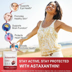 Astaxanthin Supplements 12mg, 120 Astaxanthin Softgels, Premium As-taxanthin Antioxidant Supplements with Antioxidant Activity, Supports Eye, Skin, Immune, Joint, Internal Circulation-4 Month Supply