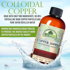 Organa Pure Crystalline Liquid Copper Supplement - 30 PPM - Colloidal Minerals