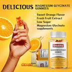 Magnesium Glycinate Gummies for Kids & Adults - Magnesium Glycinate 300mg Chewable Supplement - Promotes Sleep, Muscle, Relaxation (120Count)
