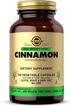 Solgar - FP Cinnamon Vegetable Capsules 100 Count