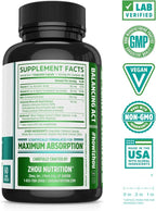 Zhou DIM Active - DIM Supplement, Hormone Balance for Women & Men, Hormonal Support with 250mg Diindolylmethane - 60 Vegan Capsules