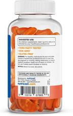 Nutricost Folic Acid (Vitamin B9) Vegetarian Gummies (120 Gummies, 1 mg Folic Acid Per Serving) - Supplement for Men & Women