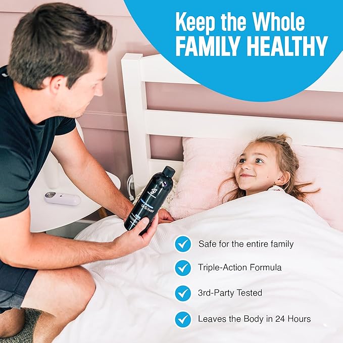 Colloidal Silver w/Nano Technology - 10ppm 16oz - 8X More Effective - Natural Immune Support - Save the Sick Days - Ages 5 & Up - Outperforms Higher PPM Silvers - No Taste & Smell - 3rd Party Tested