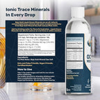 Baja Gold Liquid Trace Mineral Drops – Pure Ocean-Based Minerals for Water & Food | Unrefined Electrolytes for Balanced Taste | Mineral-Rich Saline Solution & Oral Cleanse | 12 fl oz, 90-Day Supply.