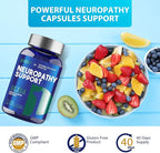 Nerve Savior Neuropathy Supplement, 120 Capsules with 600mg Alpha Lipoic Acid & Benfotiamine, Specially Formulated for Nerve Health in Hands, Fingers, Feet and Toes