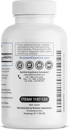 Bronson Alpha Lipoic Acid 600mg Free Radical Scavenger Supports Antioxidant Health - Non-GMO, 120 Vegetarian Capsules (60 Servings)