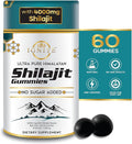 Pure Himalayan Shilajit Gummies 4000mg, Sugar-Free with KSM-66 Ashwagandha, Gokshura & 75% Fulvic Acid - 60 Gummies