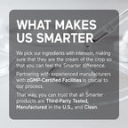 Smarter Nutrition Magnesium Complex - Chelated Magnesium Glycinate with Citrate, Malate and L-Theanine for Sleep, Muscle Relaxation and Stress Support - Non-GMO - 60 Tablets[30DaySupply]
