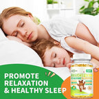 Magnesium Gummies for Kids - Magnesium Glycinate Gummies Supplement with L-Theanine, Vitamin B6, D3 for Adults & Kids, Calm Magnesium for Sleep, Relaxation, Brain,Bones,Sugar Free Pineapple 120ct