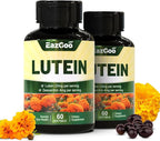 Lutein for Eyes, Lutein 20mg, Lutein and Zeaxanthin Supplements, Eye Supplements, Eyestrain Relief & Support Vision Health, Vegan, 60 Softgels (Pack of 2)