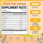 D-Mannose Gummies 2000mg & Bee Pollen 1000mg Gummies