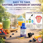 Vitamin B1 (Thiamine) Drops - High Potency Thiamine Vitamin B1 Extract - Vegan, Alcohol-Free Non-GMO Vitamin Liquid - Maintain Nervous System Health, Support Digestion & Boost Energy, 1 Fl Oz.