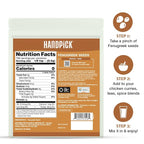 HANDPICK Fenugreek Seeds (14oz) ALL NATURAL Fenugreek - Indian Origin Whole Methi Seeds (Trigonella Foenum Graecum) Fenogreco En Semillas | Resealable Ziplock Pouch