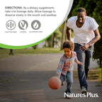 NaturesPlus Vitamin B12 1000 mcg - 30 Herbal Lozenges - Raspberry - Energy & Immune Health Support - Vegetarian, Gluten Free - 30 Servings