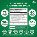 Zazzee Urinary Tract Health Cleanse Bundle | D Mannose Powder Plus Super Concentrated Proanthocyanidin Cranberry Extract Capsules for Women | Non-GMO Vegan & ISO Lab Tested