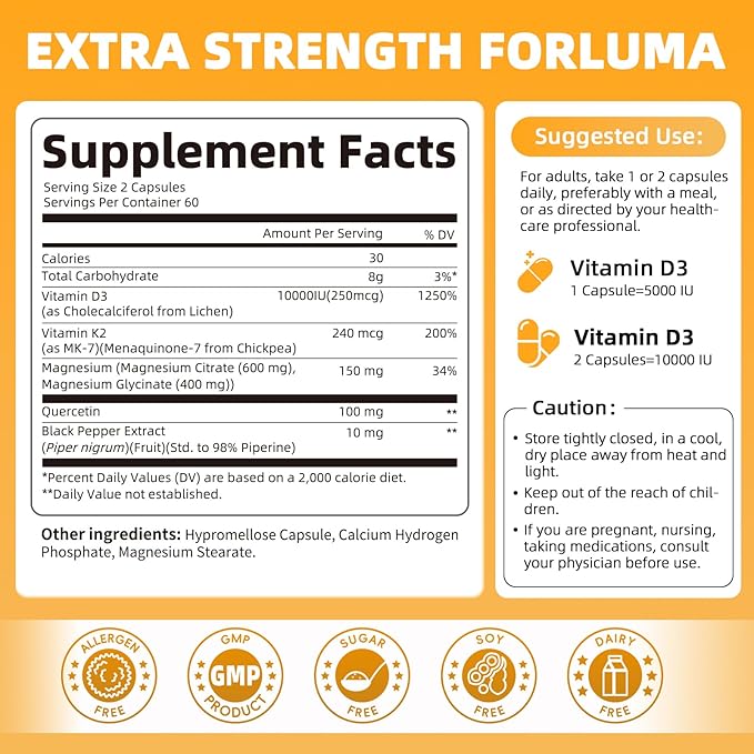 M inch Vitamin D3 K2 Capsules & Beet Root Gummies for Bone, Immune, Blood* Pressure Support & Nitric Oxide Booster