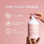 Swedish Collagen Repair | 10,000 mg Hydrolyzed Marine Collagen Liquid Supplement - 500 ml, 20 Day Supply I Hyaluronic Acid, Biotin & Vitamin C for Healthy Hair, Skin, Nails & Joints | Sugar-Free