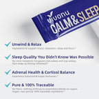 VivoNu Calm & Sleep Powdered Drink Mix Raspberry L Theanine Ksm-66 Ashwagandha Magnesium Glycinate Vitamin D 3 Supplements for Relaxation & Focus (VSC_M7)