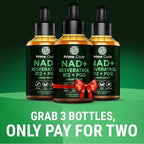 Prime Code NAD+ Liquid Drops with Resveratrol, Vitamin B12 & PQQ – Advanced Cellular Energy & Antioxidant Support – Vegan, Non-GMO, Gluten Free – Fast Absorption Supplement for Men & Women, 2 fl oz