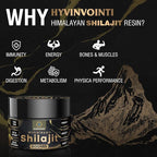 600mg Shilajit Pure Himalayan Organic Shilajit Resin-Shilajit Resin Organic Gold Grade,100% Pure Organic Shilajit for Energy& Immune Support,Rich in Fulvic Acid& 85+Trace Minerals,1 Pack