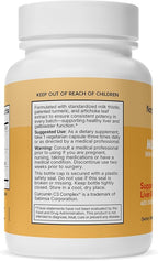 Natural Wellness Milk Thistle with Artichoke & Turmeric – Advanced Liver Support Supplement for Detox, Regeneration & Antioxidant Protection – Supports Liver Cleanse, Digestion & Overall Wellness