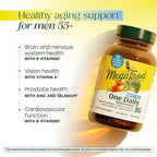 Mega Food Men Over 55 One Daily, 90 Count , 0.514 Pound