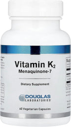Douglas Laboratories Vitamin K2 - 90 mcg MK-7 - Supports Bone Formation, Calcium Use, Heart Health & Blood Vessels* - Vegetarian Formula - 60 Capsules