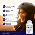Research Verified NMN - Boost Cellular Energy, Support Healthy Aging & Vitality - 500mg Pure NMN - 60 Capsules - Pack of 3