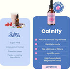 JoySpring Calmify Magnesium Glycinate for Kids | Liquid Magnesium with L-Theanine Supplement | Chamomile Extract & Passion Flower Extract | Sugar-Free Calm Drops | 1 fl oz (30 Servings) (Pack of 2)