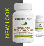 BIOptimizers Probiotic Breakthrough – Lactobacillus Plantarum OM Probiotics & Prebiotics Health Supplement for Gut, Digestive & Immune Support Probiotics for Women Men Elderly– 30 Vegan Capsules