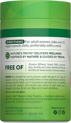 Nature's Truth Probiotics for Women | 5 Billion CFUs Daily | 40 Vegan Capsules | with Cranberry | Non-GMO & Gluten Free | No Refrigeration Needed