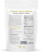 Earth Circle Organics Yellow Maca Root Powder, Natural Superfood, Helps with Energy, Weight, and Women's Fertility - Vegan - 8 Ounce (Pack of 3)
