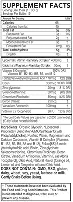 Vitamin B Complex Liquid Supplement, Purality Health, Liposomal Enhanced Absorption, B1, B2, B3, B5, B6, B12 & Biotin + Essential Minerals, 15 Day Supply