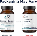 Designs for Health Chromium Synergy - Non-GMO Chromium Nicotinate Glycinate Chelate Supplement with Vanadium, Vitamin D, Manganese, Zinc + Taurine - Cinnamon Powder Base (90 Capsules)