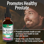 Nature's Answer Saw Palmetto Extract / Promotes Prostate Health / Non-GMO / Gluten-Free, Vegan, Kosher Certified & No Preservatives 1oz