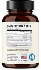 Zinc 30mg With Copper, Selenium & Vitamin D3 | 120 Capsules | Magnesium, Vitamin B6, Biotin | Absorbable Zink Supplements for Men & Women | Chelated Zinc for Immune Health, Skin, Hair, & Nails Support