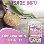 XPRS Nutra Milk Thistle Seed Capsules - 180 Count (3 Month Supply) Premium Milk Thistle Supplement Rich in Silymarin to Support the Liver and Digestion - Pure, Non-GMO Cardo Mariano Pills