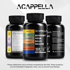 ACAPPELLA Bilberry Lutein Zeaxanthin Lycopene Omega-3 Grape Seed Extract Resveratrol Capsule Bilberry Supplement for Eyes with Multivitamins (1)
