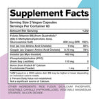 Complement ForHer Multivitamin - Hormone Balance for Women (60 Servings) Inositol Supplement, Longevity Support- B9, Iron - 120 Capsules