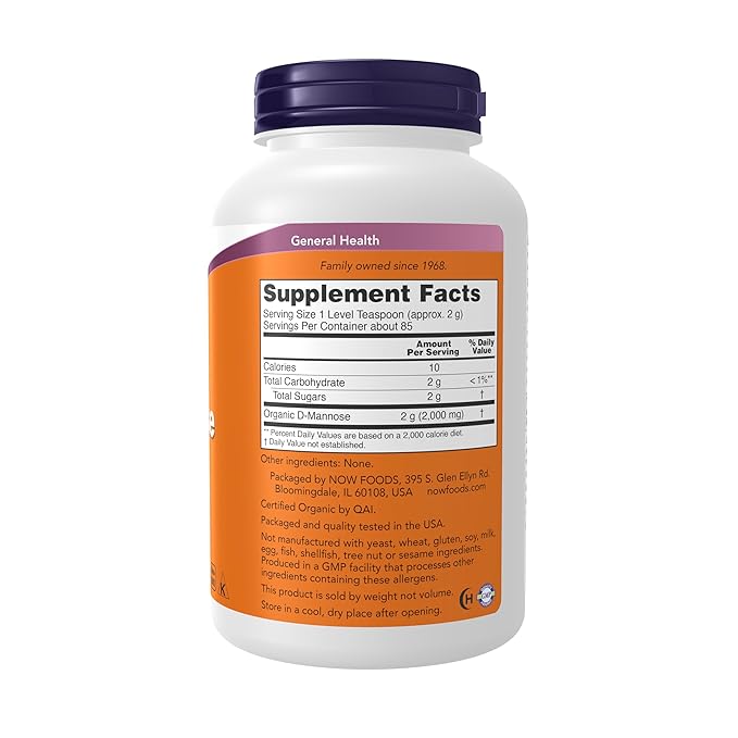 Now Foods D-mannose Powder, 6 Ounce