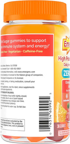Emergen-C Zero Sugar Immune Support Adult Gummies 36 Count